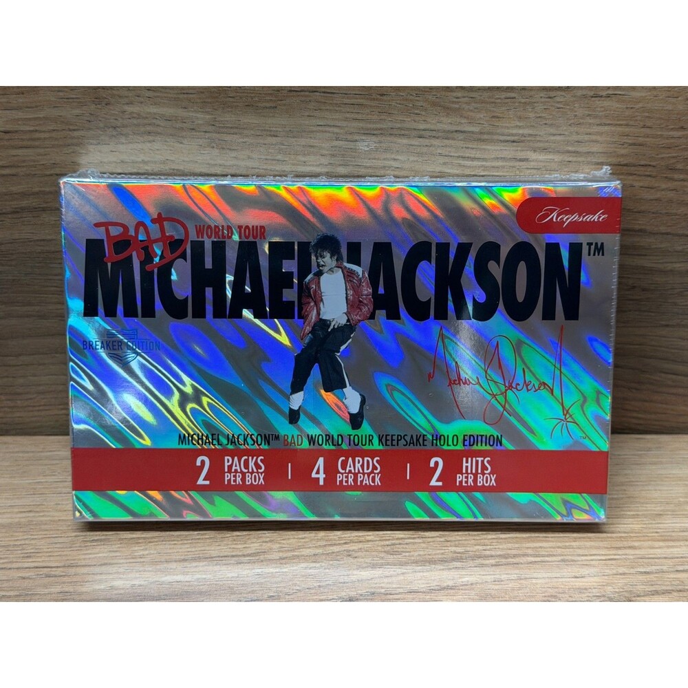 2025 Keepsake Michael Jackson "Bad" World Tour HOLO Breaker Box